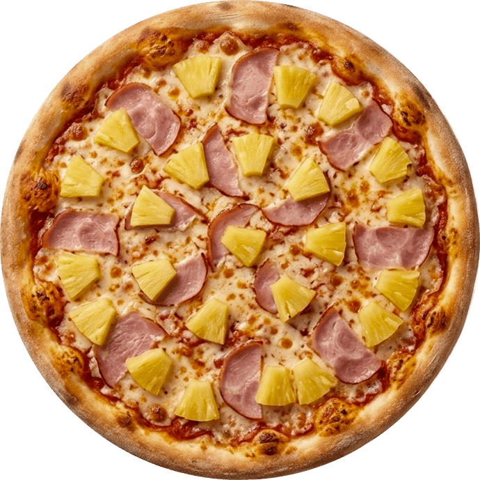 Pizza Ananas (بيززا اناناس)